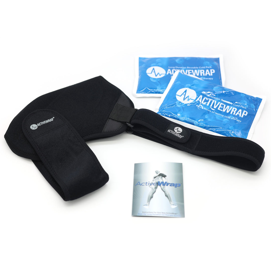 ActiveWrap® Pro 4+ Hour Shoulder Ice Wrap by Supply Cold Therapy at Active Wrap