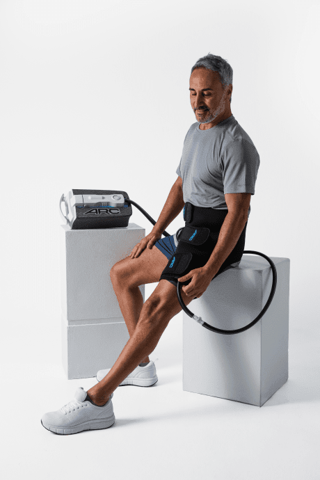 ARC™ Iceless Compression Cold Therapy Machine w/ Wrap-On Pad by Supply Cold Therapy at CryoDynamics