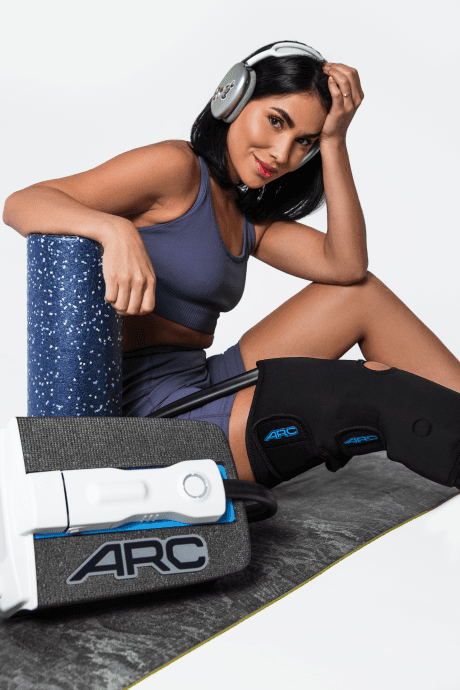 ARC™ Iceless Compression Cold Therapy Machine w/ Wrap-On Pad by Supply Cold Therapy at CryoDynamics