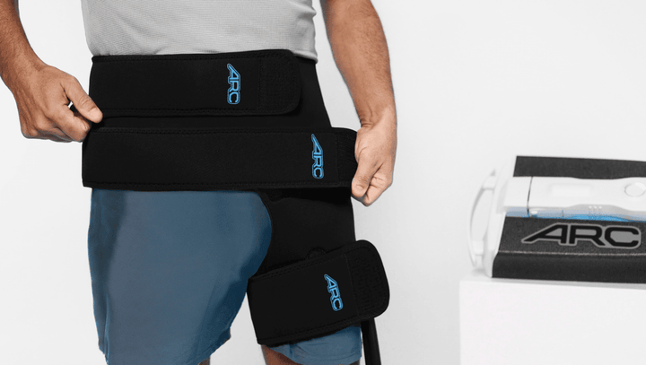 ARC™ Iceless Compression Cold Therapy Machine w/ Wrap-On Pad by Supply Cold Therapy at CryoDynamics