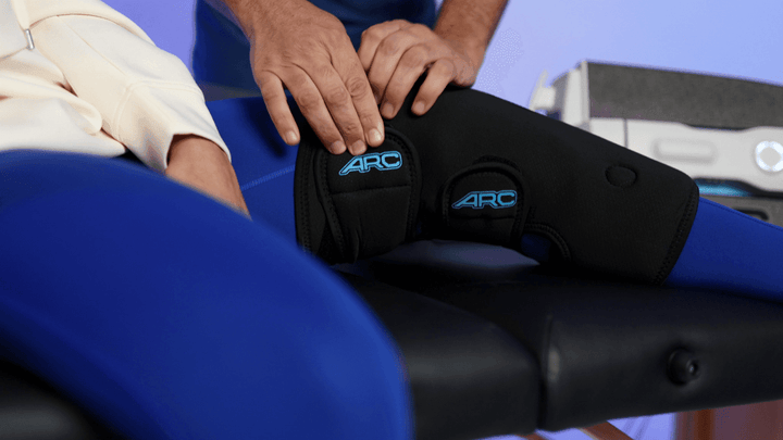 ARC™ Iceless Compression Cold Therapy Machine w/ Wrap-On Pad by Supply Cold Therapy at CryoDynamics