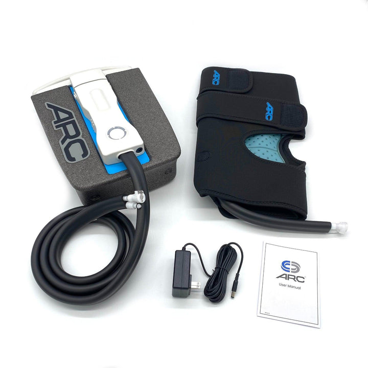 ARC™ Iceless Compression Cold Therapy Machine w/ Wrap-On Pad by Supply Cold Therapy at CryoDynamics