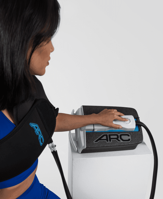 ARC™ Iceless Compression Cold Therapy Machine w/ Wrap-On Pad by Supply Cold Therapy at CryoDynamics