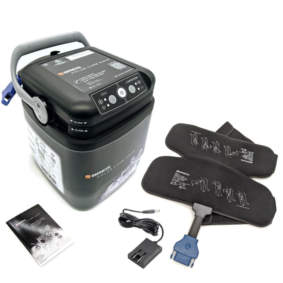 Breg® Polar Care Wave w/ Knee Cold + Compression Pad by Supply Cold Therapy at Breg