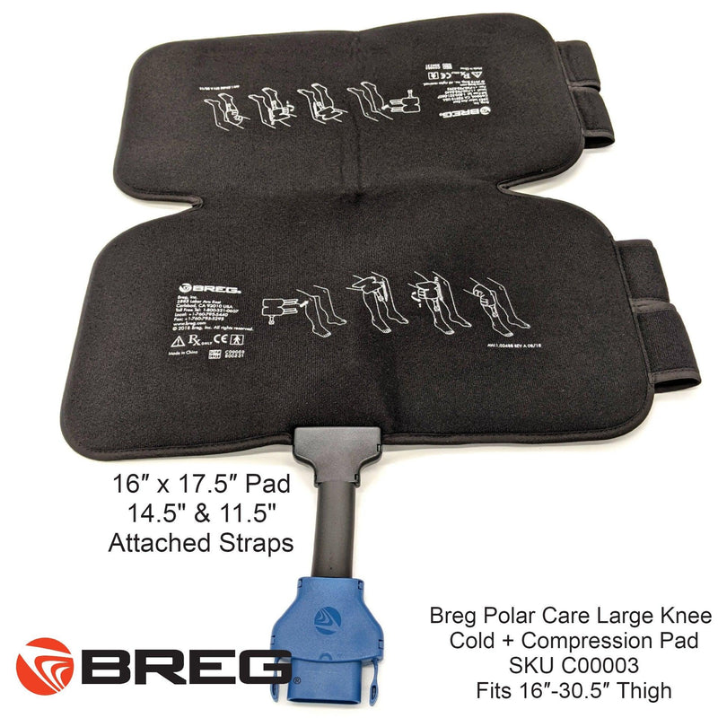Breg® Polar Care Wave w/ Knee Cold + Compression Pad by Supply Cold Therapy at Breg