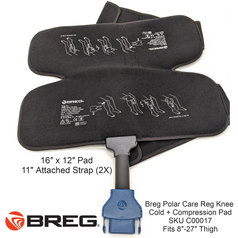 Breg® Polar Care Wave w/ Knee Cold + Compression Pad by Supply Cold Therapy at Breg