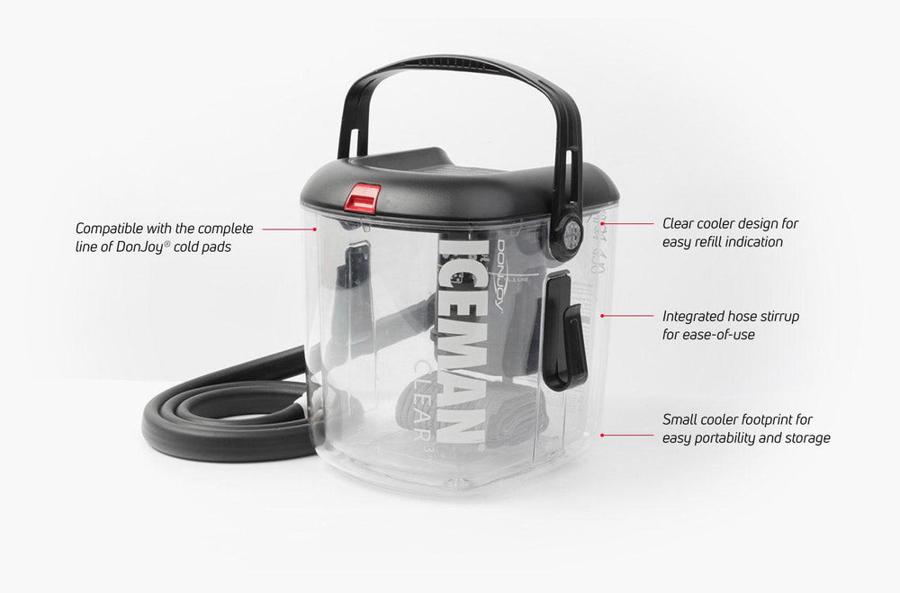 DonJoy® IceMan Clear3 (Cooler Only) by Supply Cold Therapy at Donjoy