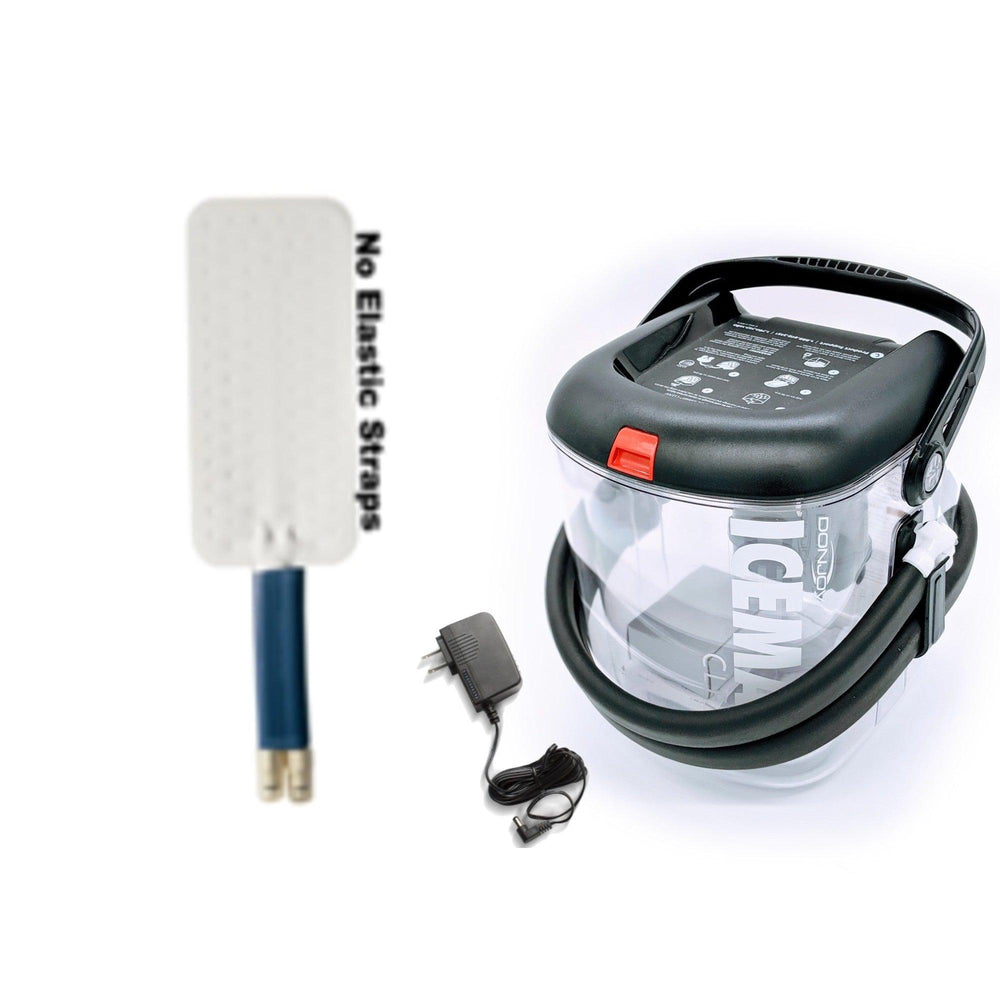 Donjoy® Iceman Clear3 w/ Small or Large Rectangle (Back) Pad by Supply Cold Therapy at Donjoy