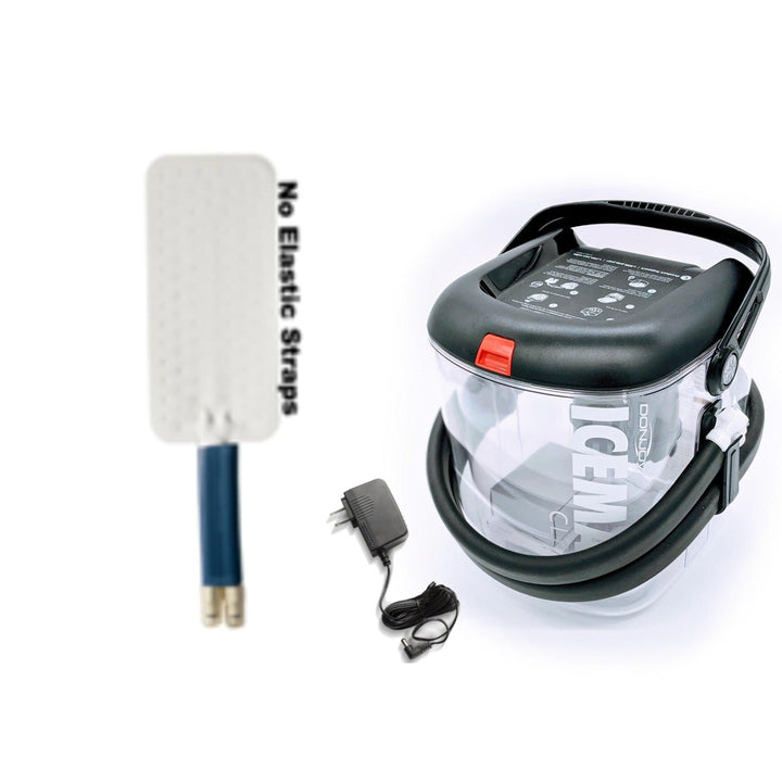 Donjoy® Iceman Clear3 w/ Small or Large Rectangle (Back) Pad by Supply Cold Therapy at Donjoy