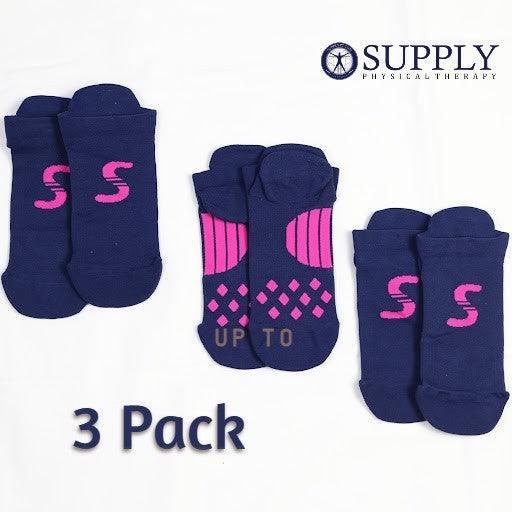 3-Pack Premium Plantar Fasciitis Compressions Socks with Advanced Arch Support (Pack of 3 Pairs) by Supply Cold Therapy at Omni Ice