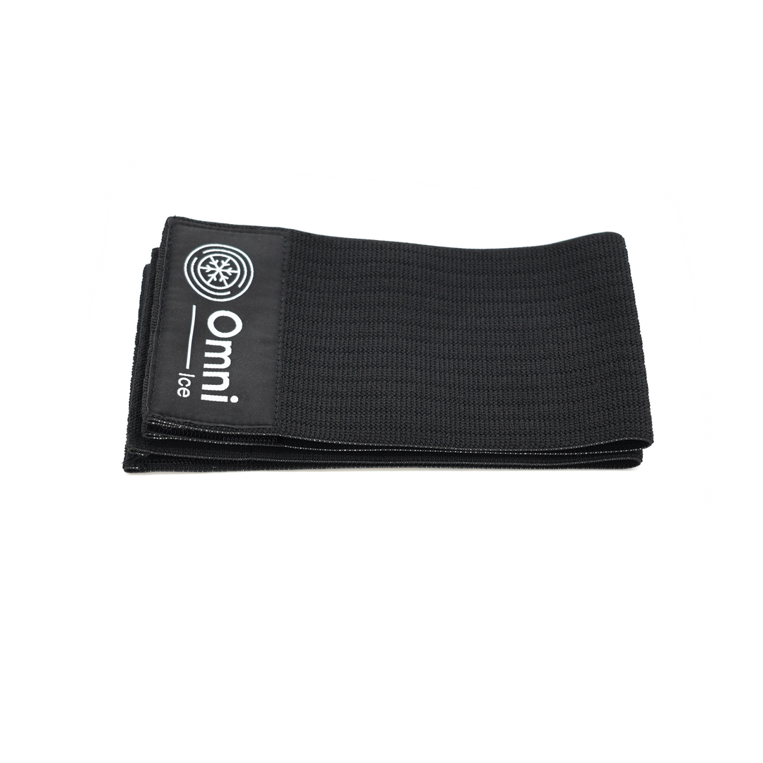 15-inch Omni Ice universal cold therapy velcro strap, black, for Supply Cold Therapy