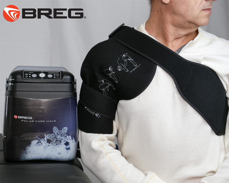 Breg cold compression Standard knee pad for smaller individuals