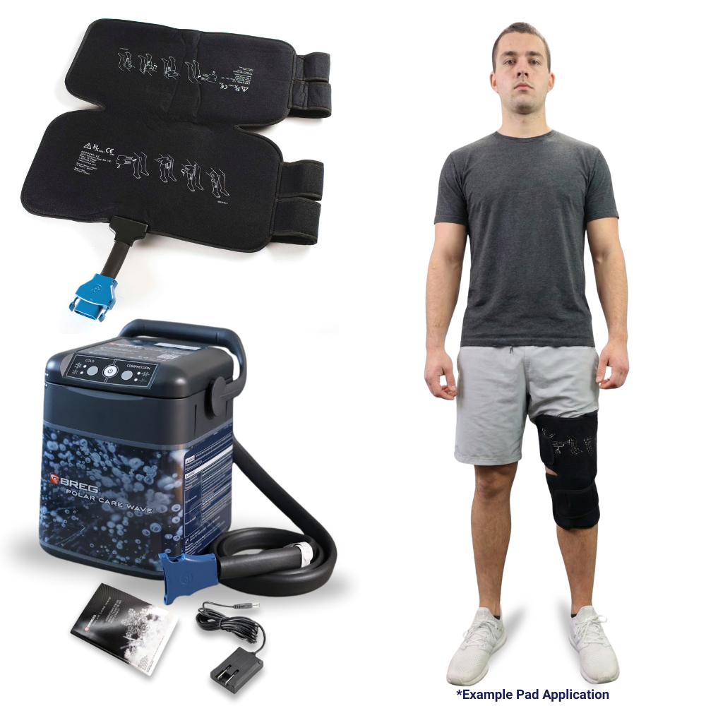 Breg® Wave & One (1) Knee Cold Compression Pad