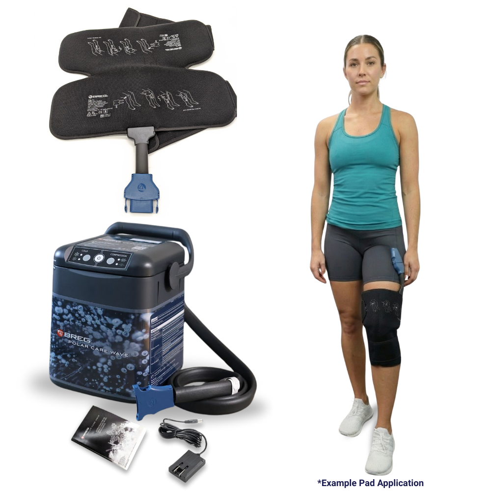 Breg® Wave & One (1) Knee Cold Compression Pad