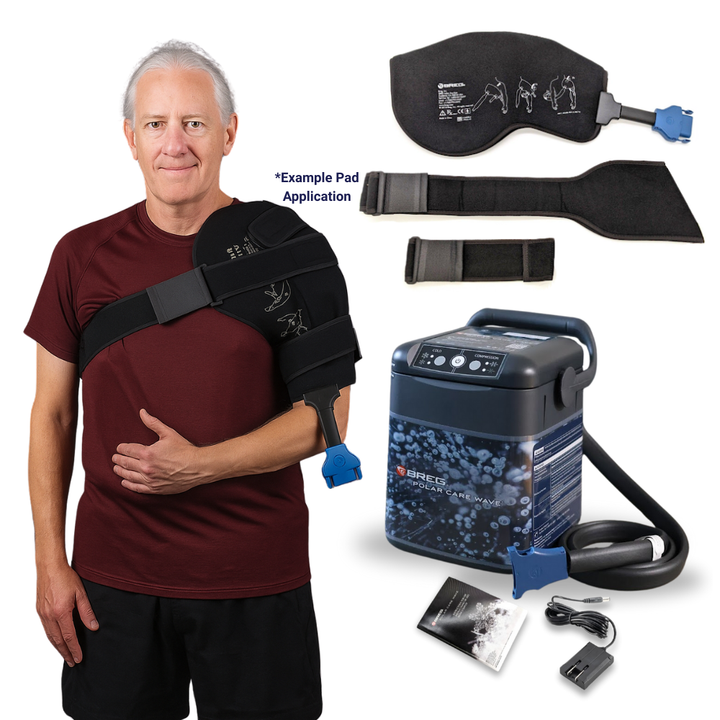 Breg® Wave & One (1) Shoulder Cold Compression Pad