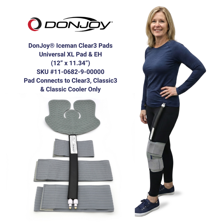 Donjoy® Iceman Clear3 Wrap-On Replacement Pads
