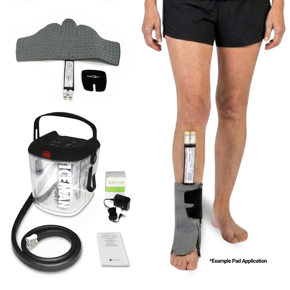Donjoy® Iceman Clear3 w/ Wrap-On Pads