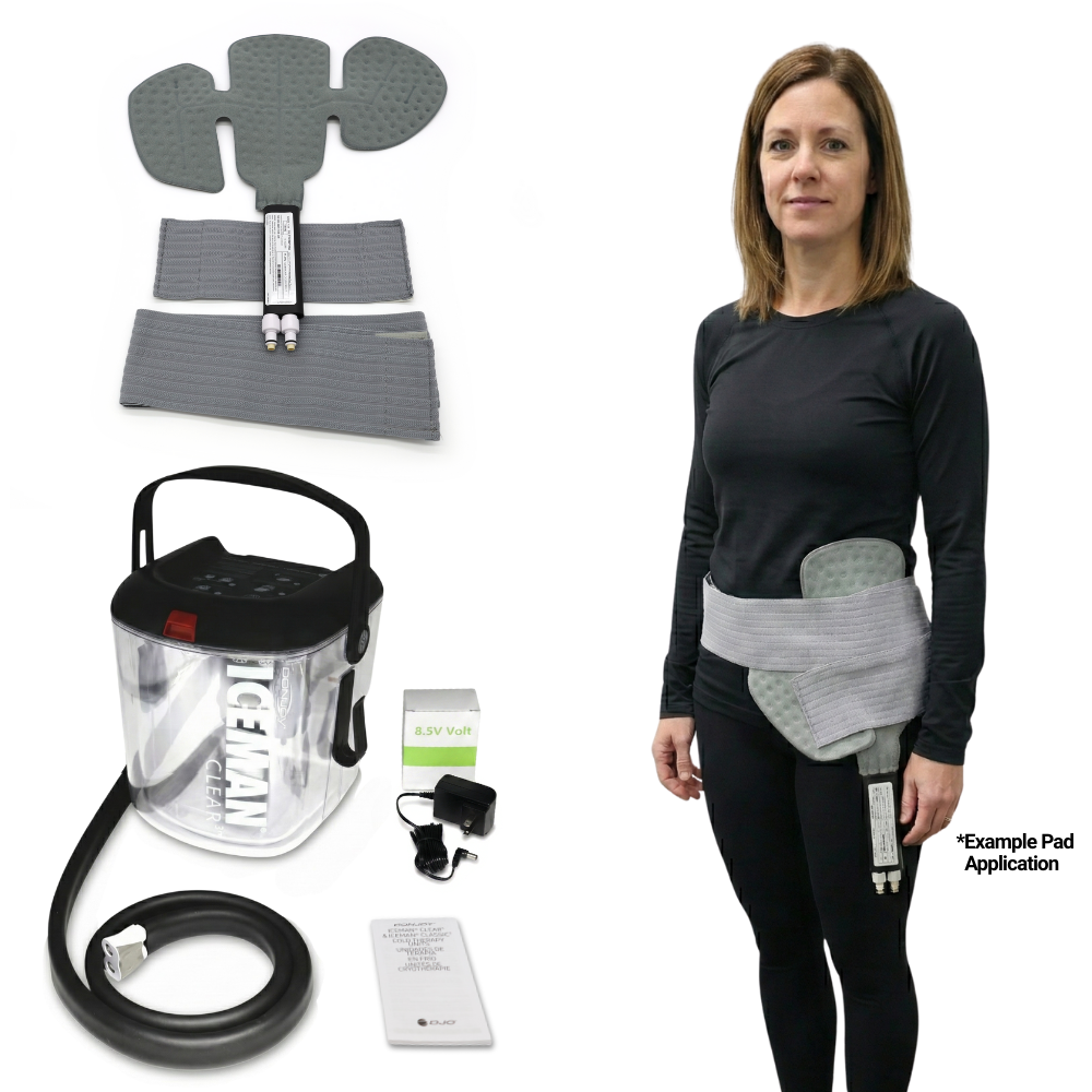 Donjoy® Iceman Clear3 w/ Wrap-On Pads