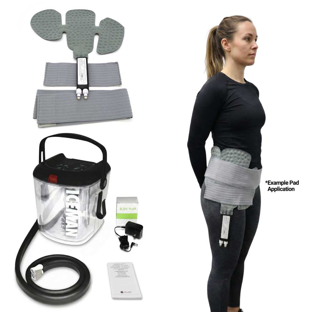 Donjoy® Iceman Clear3 w/ Wrap-On Pads