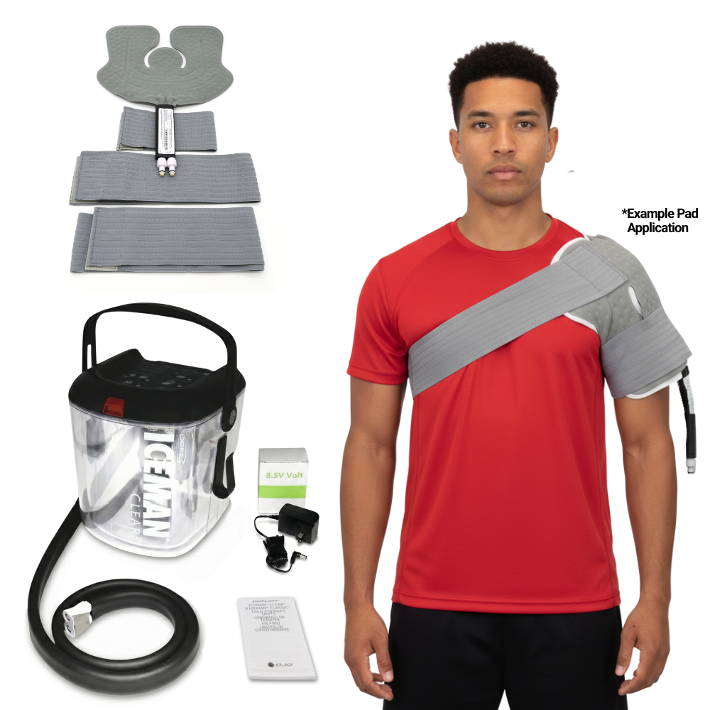 Donjoy® Iceman Clear3 w/ Wrap-On Pads