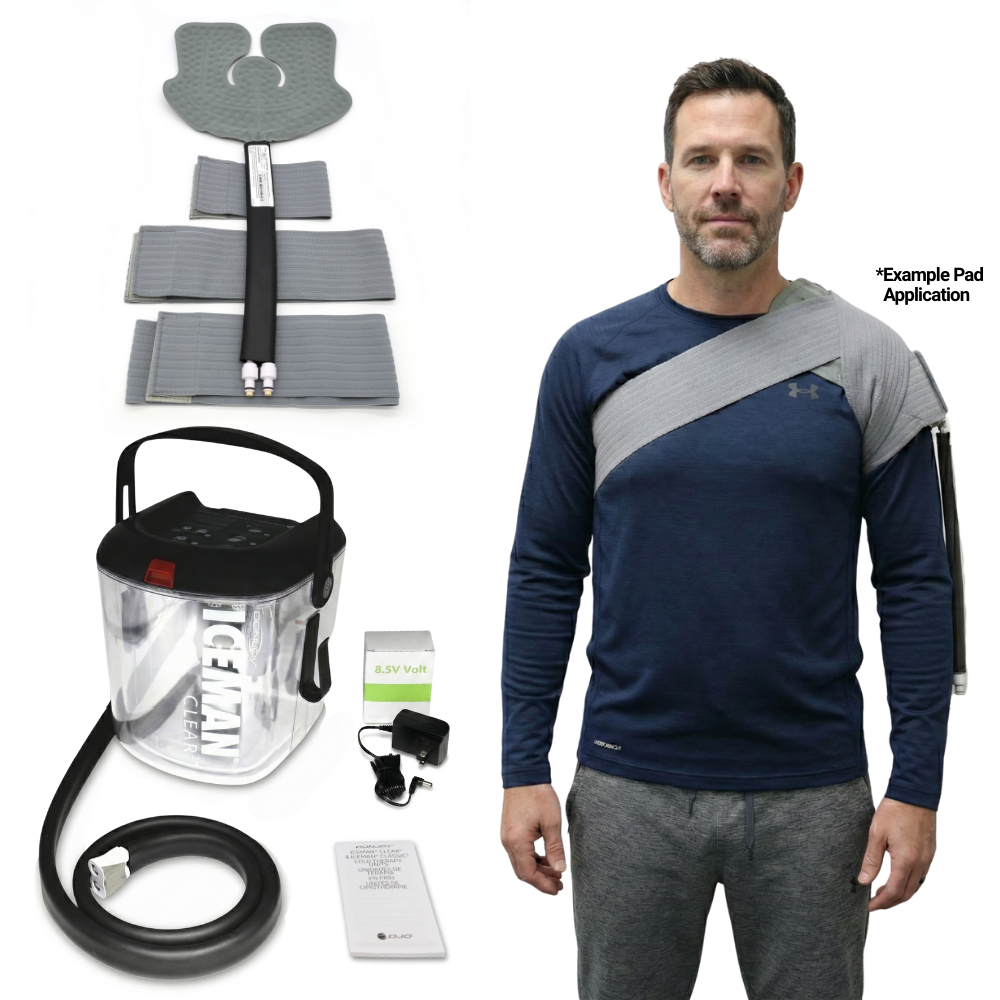 Donjoy® Iceman Clear3 w/ Wrap-On Pads