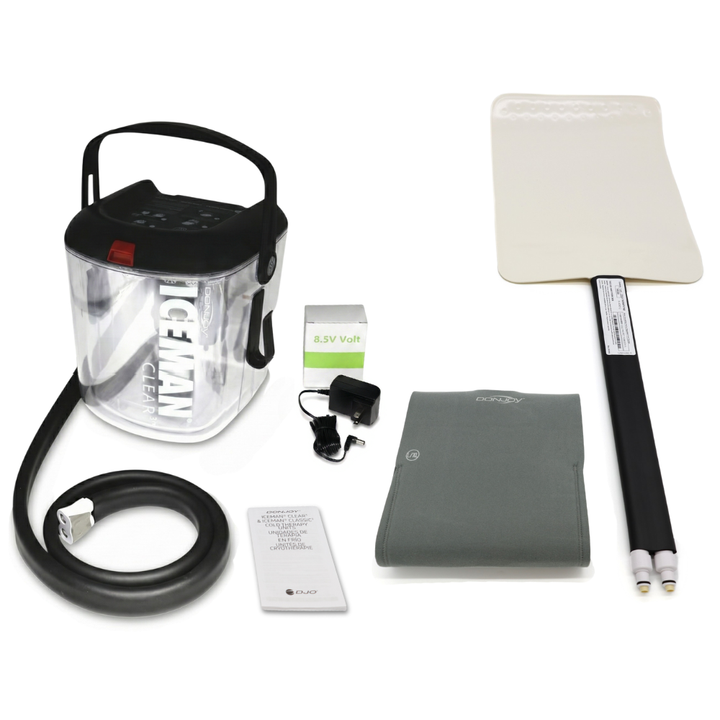 Donjoy® Iceman Clear3 w/ Rectangle Pad & Back Wrap Option