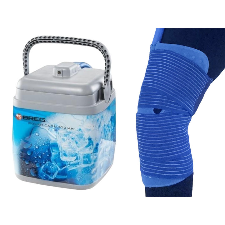 Breg® Polar Care Kodiak Cooler w/ Intelli-Flo Knee Pad