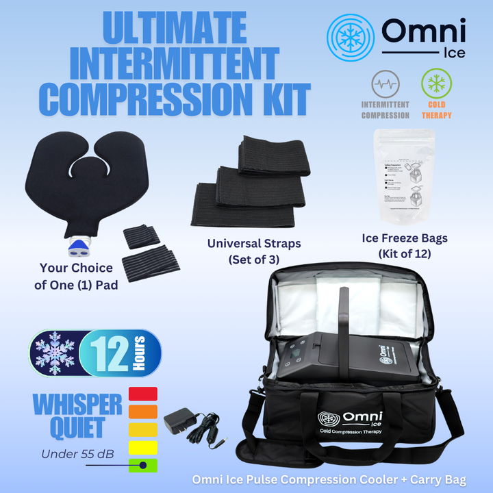 Cold Compression Strap Omni Ice™ Intermittent Compression Cold Therapy Recovery Kit – Supply ...