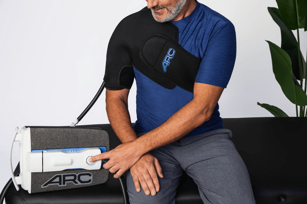 ARC® Iceless Compression Cold Therapy Machine w/ Wrap-On Pad