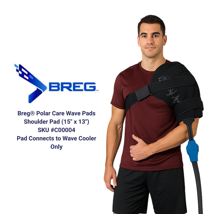 Breg® Wave & One (1) Shoulder Cold Compression Pad