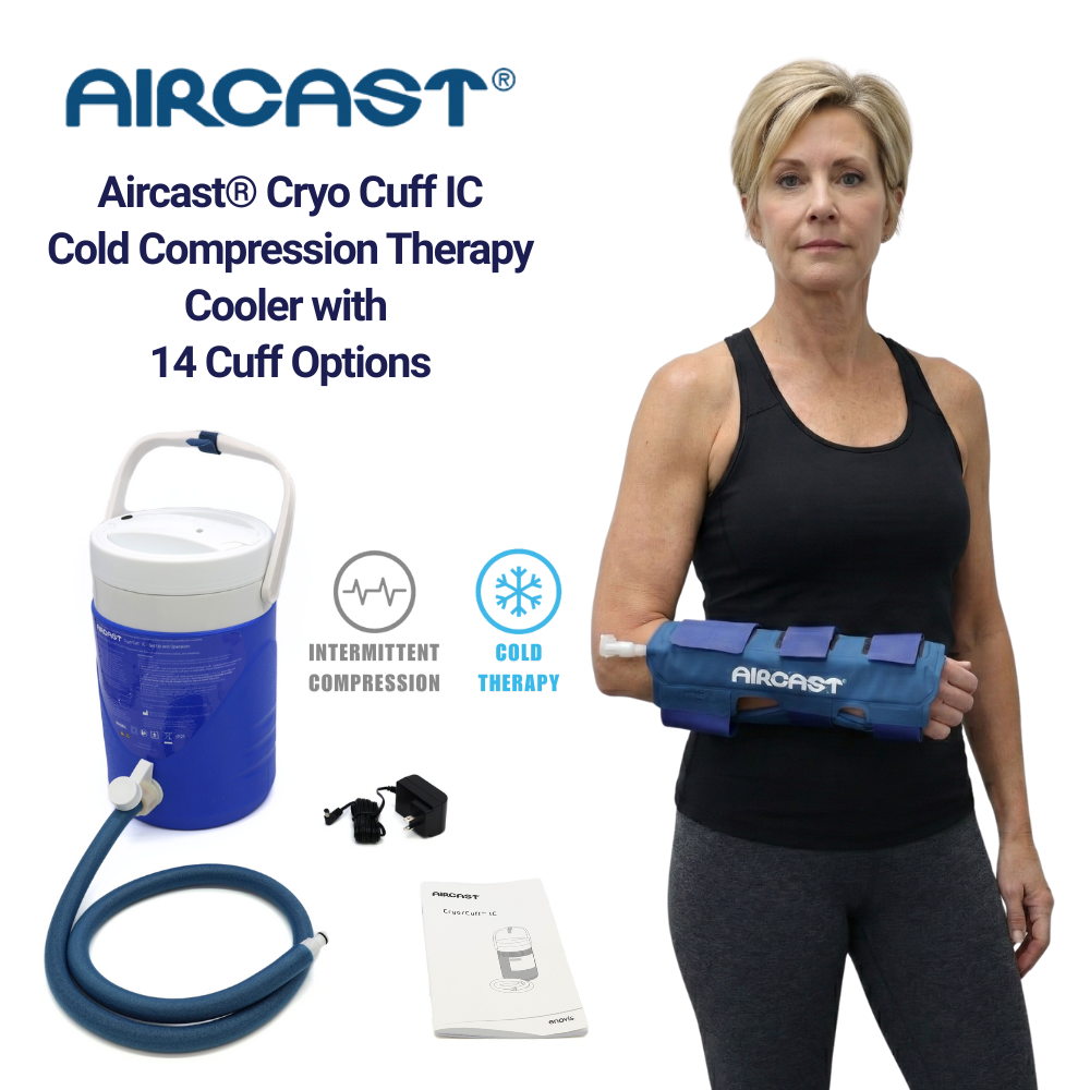 Aircast® Cryo Cuff IC Cooler + Cryo Cuffs by Supply Cold Therapy at Aircast