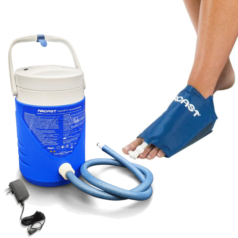Aircast® Cryo Cuff IC Cooler w/ Foot Pad by Supply Cold Therapy at Aircast