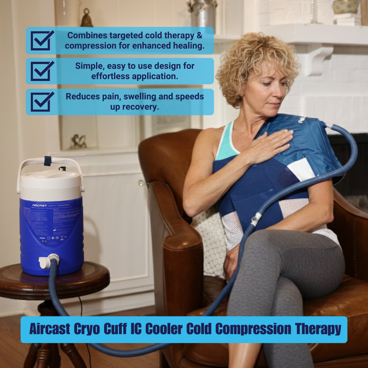 Aircast® Cryo Cuff IC Cooler w/ Foot Pad by Supply Cold Therapy at Aircast