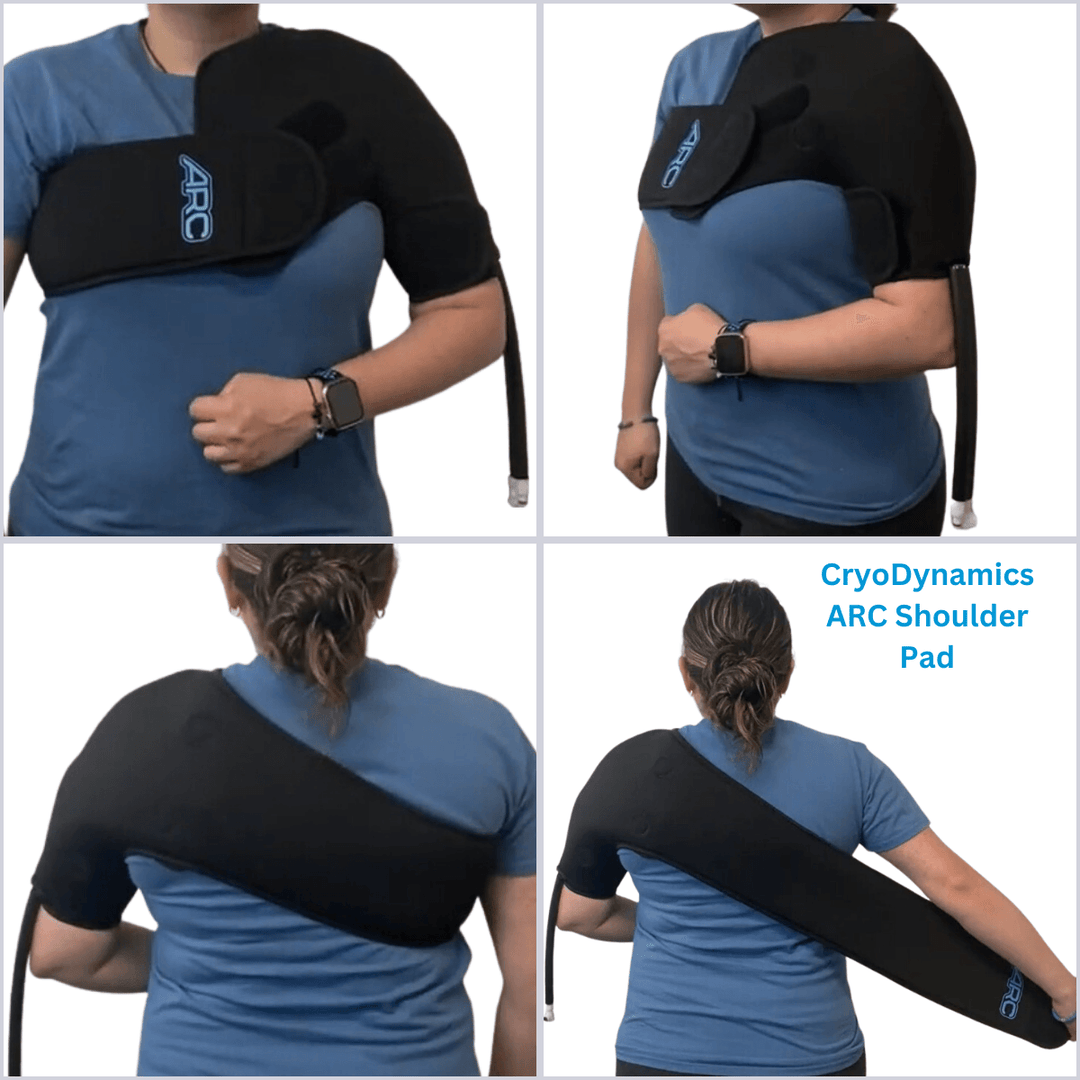 ARC™ Iceless Compression Cold Therapy Machine w/ Wrap-On Pad by Supply Cold Therapy at CryoDynamics