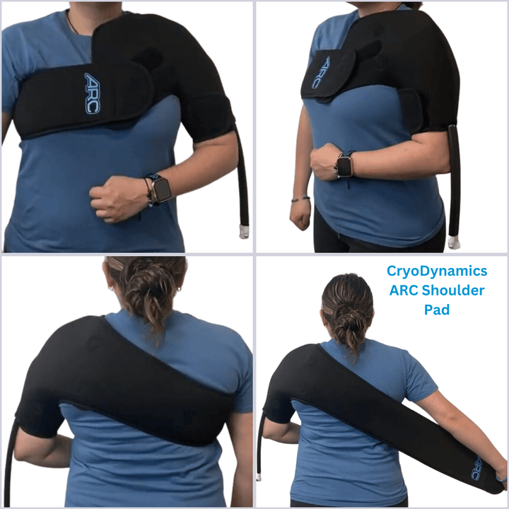 ARC™ Iceless Compression Cold Therapy Machine w/ Wrap-On Pad by Supply Cold Therapy at CryoDynamics