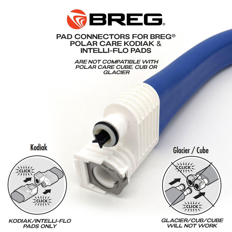 Breg® Polar Care Kodiak Intelli-Flo Dual Pad Connector by Supply Cold Therapy at Breg