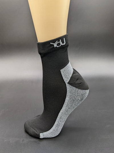 Cushioned 15-20 mmHg Compression Socks - Quarter Cut by Supply Cold Therapy at SupplyWear