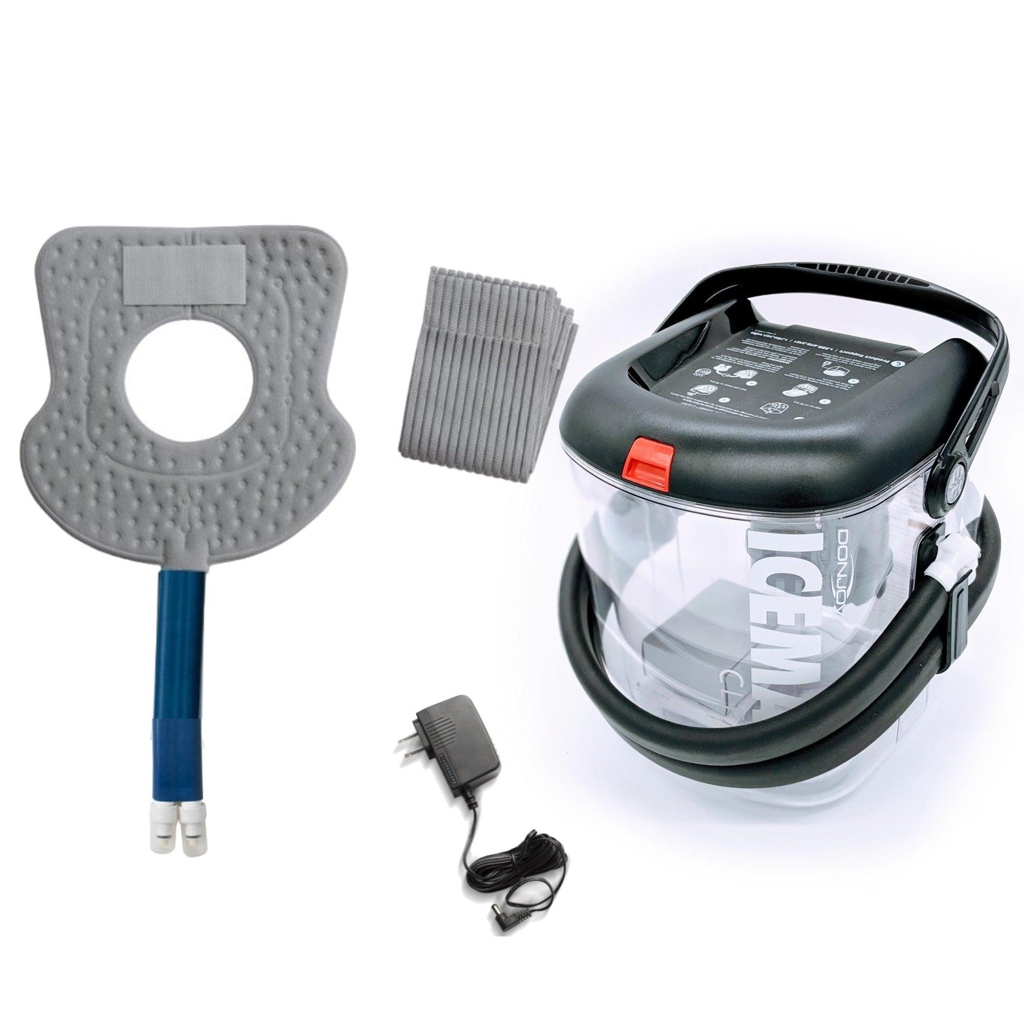 ICEMAN ハオキュー  HOW Donjoy® IceMan Clear3 Cooler w/ McGuire Knee Open Patella Pad by