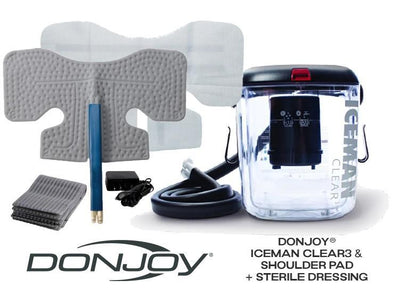 Donjoy® IceMan Clear3 w/ Shoulder Pad Combo by Supply Cold Therapy at Donjoy