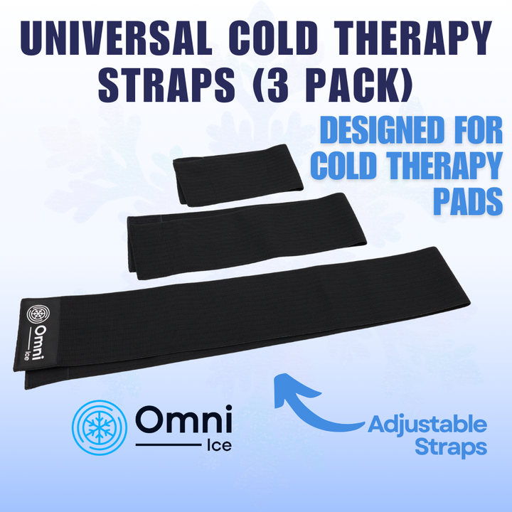 Universal Cold Therapy Velcro Straps (3 Pack) by Omni Ice™