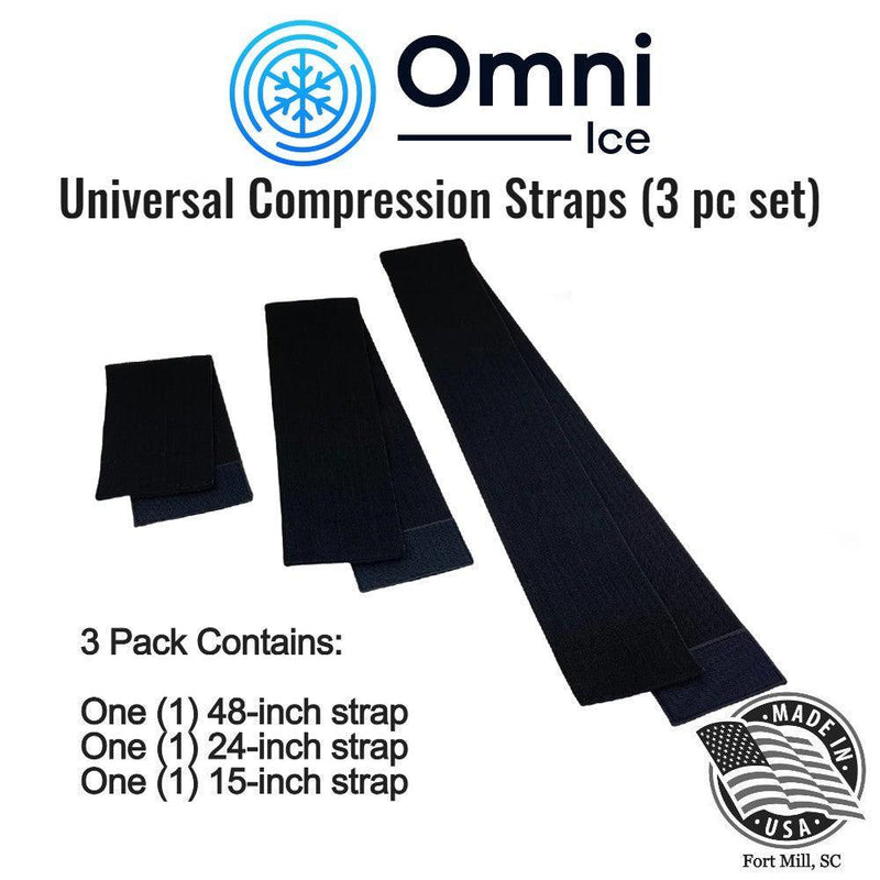 Omni Ice Universal Cold Therapy Velcro Straps (3 Pack) by Supply Cold Therapy at Omni Ice